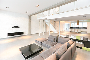 volume et espace dans un loft