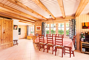 intérieur de chalet rénové